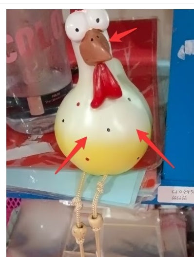 Yard Art Decor Chicken Garden Lawn Plug – Hen & Rooster Resin Ornaments for Indoor/Outdoor Decoration