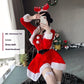 Christmas Bunny Cosplay Uniform, Gold Velvet Women’s Costume Set (Free Size)