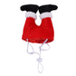 Christmas Pet Fleece Hat, Cute Holiday Costume Headband for Small Dogs & Cats