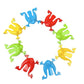 Simple Fun: Children's Classic Pressing Little Jumping Frog Decompression Toy.