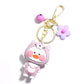Epoxy Dudu Duck Keychain Pendant – Creative Cartoon PVC Soft Rubber Car & Bag Charm