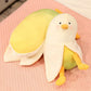 Mango Plush Chicken Toy – Cartoon Peeling Chick Doll