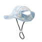 Adjustable Pet Sun Hat with Ear Holes, Tie-Dye Cap for Small & Medium Dogs & Cats