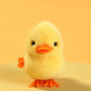 Clockwork Jumping Chicken & Duck Toy – Plush Simulation Wind-Up Animal for Kids