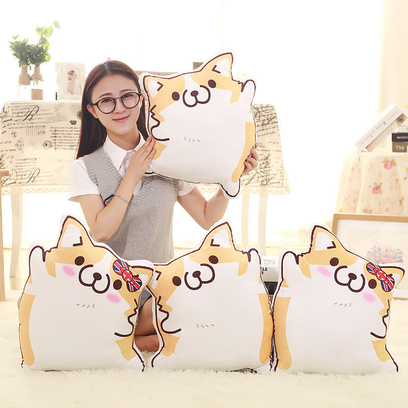 Cloud-Soft Cuddle: Cute Plush Dog Toy (PP Cotton Filled).