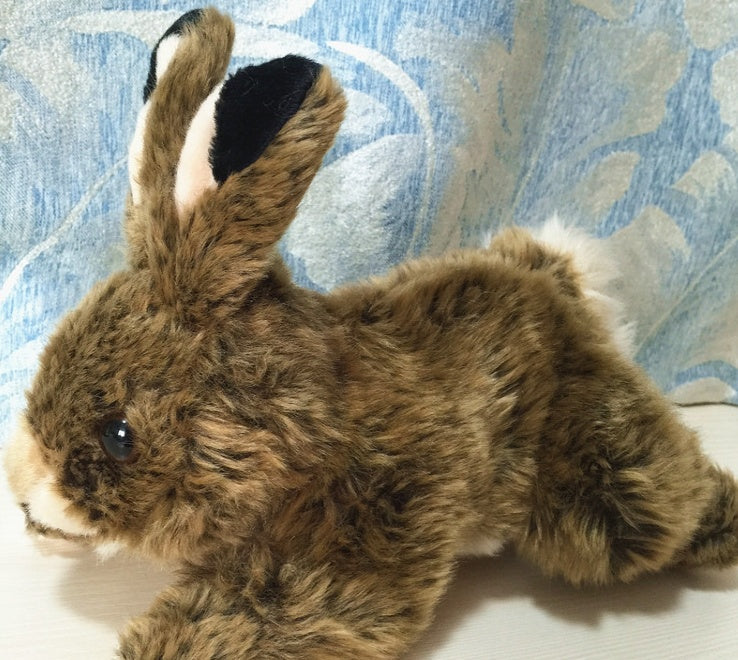 Pocket-Sized Comfort: Cute Bunny Hare Plush Doll ($\mathbf{24\times 15\text{cm}}$).