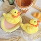 Cute Cole Duck Plush Keychain – Creative Yellow & White Mini Duck Pendant Doll
