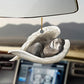 Sleeping Angel Dog Car Pendant, Acrylic Hanging Ornament for Cars, Doors & Home Decoration
