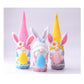 Easter Bunny Hugging Egg Doll, Long Hat Colorful Plush Decoration