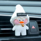 Kawaii Café Duck Toy – Cute Cartoon Plush Duck Doll for Car Decor & Gifts