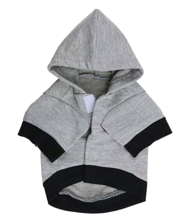 “Hug The Dog” Printed Pet T-Shirt with Hat, Cotton Casual Clothing for Small Dogs & Teddy Breeds