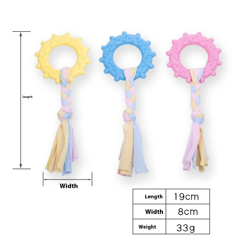 Built to Chew: Environmental Protection TPR Bite-Resistant Dog Toy (Multi-Shape, Interactive).