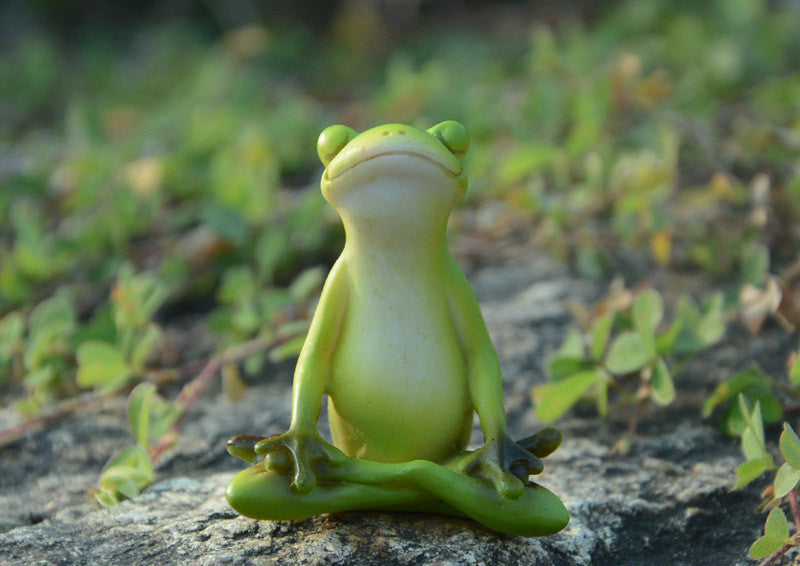 Rustic Charm: Creative Cute Little Turtle and Frog Resin Ornaments.
