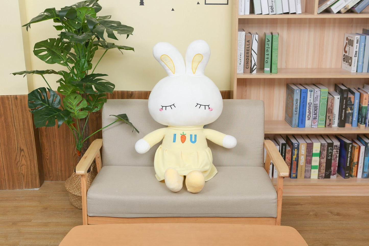 Super Soft Snuggles: Bunny Doll Plush Toy (PP Cotton Filled).