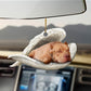 Sleeping Dog Angel Car Pendant, Acrylic Hanging Ornament for Cars, Doors & Home Decor