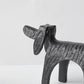 Sausage Dog Table Ornament, Abstract Cartoon Alloy Decorative Sculpture