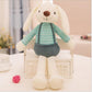 Cute Bunny Rabbit Plush Toy, Crystal Super Soft Plush Doll with PP Cotton Filling