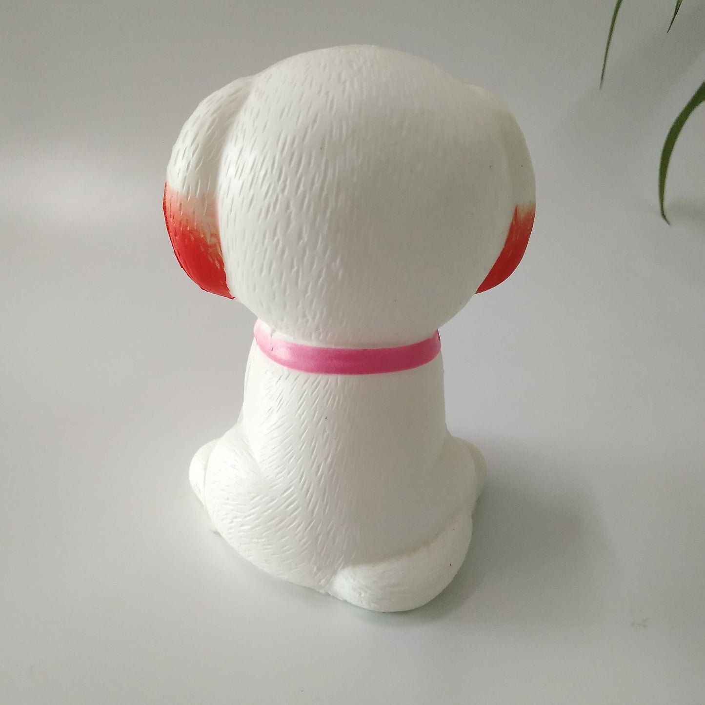 Simulation Cute Dog Toy, PU Stress Relief Squishy Scarf Dog for Teens & Adults