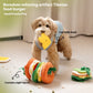 Mental Stimulation: Colorful Khaki Hamburger Sniffing Toy for Dog Food Leakage ($\mathbf{170\times 170\times 130\text{mm}}$).