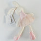 Bunny Ballet Dancing Plush Toy, Soft Cute Rabbit with Asymmetrical Ears