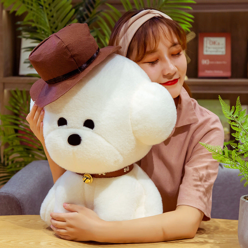 Heartfelt Hugs: Love Dog Plush Doll (Soft Short Plush, PP Cotton Filled).