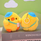 Chubby Chicken Stuffed Toy Pendant – Cute Plush Doll Keychain