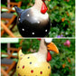 Yard Art Decor Chicken Garden Lawn Plug – Hen & Rooster Resin Ornaments for Indoor/Outdoor Decoration