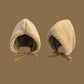 Sweet & Cozy: Cute Khaki Ears Plush Hat (Warm, Versatile, Cartoon Style).