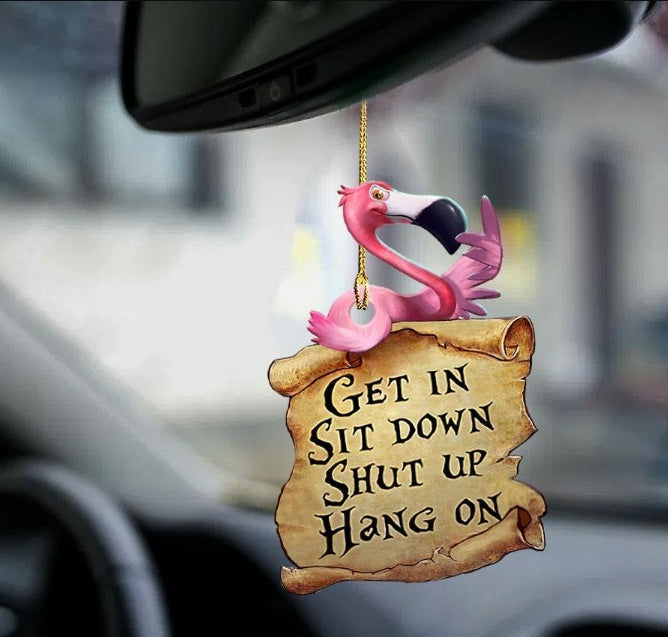 Sleeping Dog Angel Car Pendant, Acrylic Hanging Ornament for Cars, Doors & Home Decor