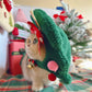 Pet Christmas Tree Hood, Plush Holiday Headgear Hat for Cats & Dogs