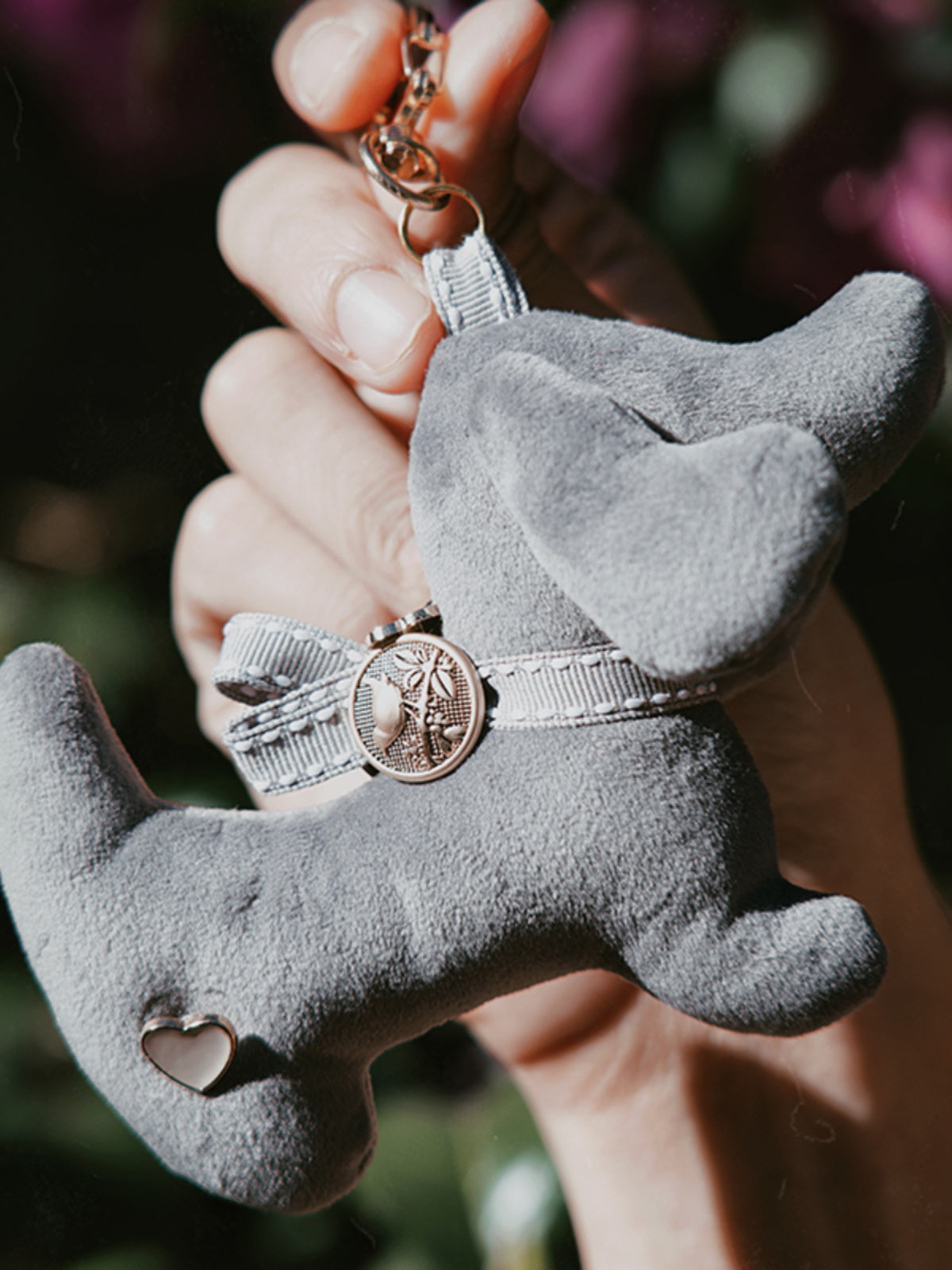 Hand-stitched Handbag Pendant Dog Doll Keychain