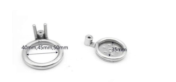 Metal Locking Containment Ring, Adjustable Manual Control Hardware Accessory (40–50mm)