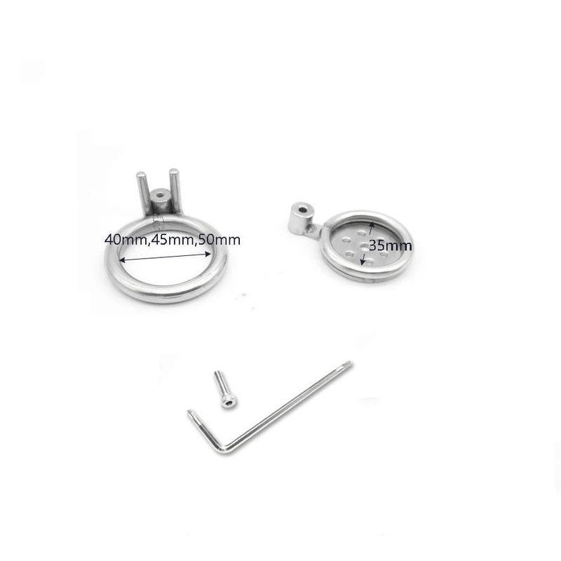 Metal Locking Containment Ring, Adjustable Manual Control Hardware Accessory (40–50mm)