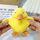 New Vent Decompression Small Yellow Duck Toy – Soft TPR Stress Relief Squeeze Duck