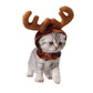 Christmas Reindeer Hat for Pets, Cute Elk Deer Headband Cap for Cats & Small Dogs