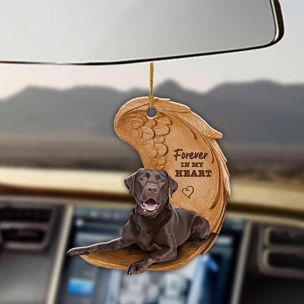 Sleeping Angel Dog Car Pendant, Acrylic Hanging Ornament for Cars, Doors & Home Decor