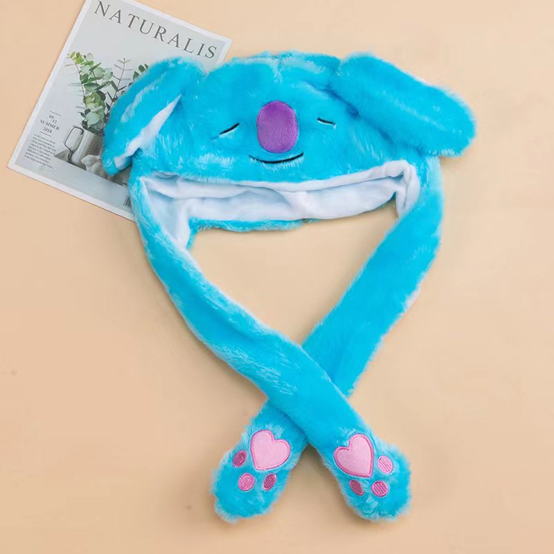 Luminous Bunny Hat, Cute Rabbit Hat With Moving Ears & Light-Up Design