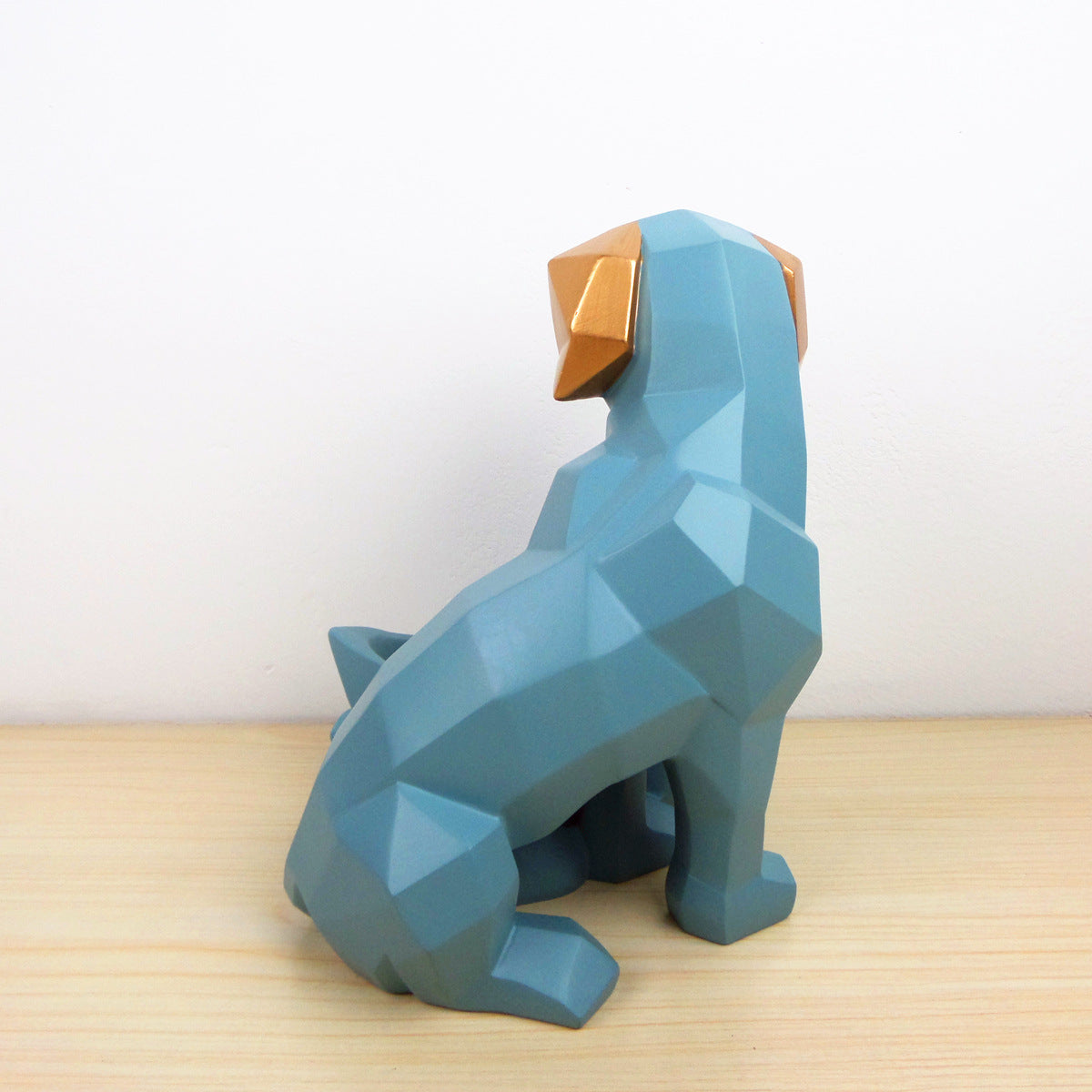 Nordic Modern Geometric Dog Storage Ornament, Resin Decorative Craft