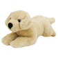 Baby Dog Plush Toy, Soft Cuddle Pillow Stuffed Animal in Khaki & Dark Brown (40cm / 60cm)