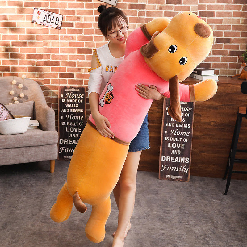 Cuddle Buddy: Classic Plush Dog Doll (Soft Short Plush, PP Cotton Filled).