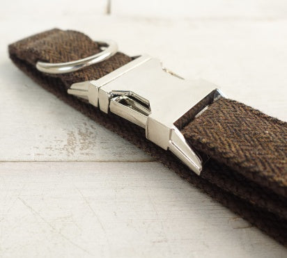 Thickened Alloy Buckle Pet Dog Ring, Bite-Resistant Dog Collar & Hand-Held Rope Leash Set (Dark Gray)