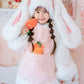 Easter Bunny Parent-Child Costume, Matching Family Jumpsuit for Easter Celebrations