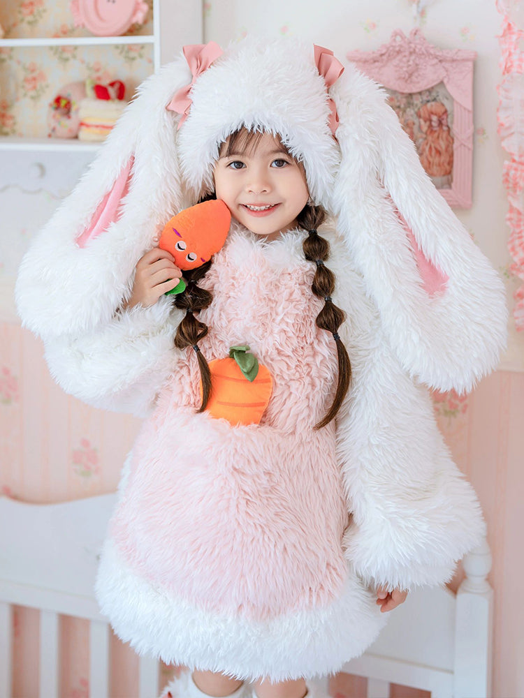 Easter Bunny Parent-Child Costume, Matching Family Jumpsuit for Easter Celebrations
