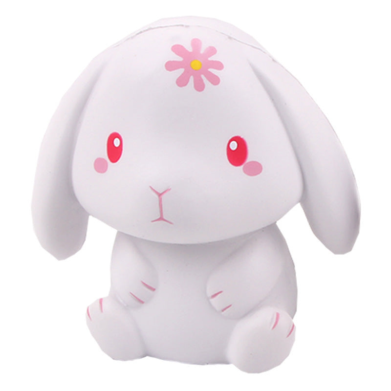 Cute Bunny Foam Toy, Resin Decorative Rabbit Figurine