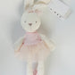 Bunny Ballet Dancing Plush Toy, Soft Cute Rabbit with Asymmetrical Ears