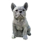 Dog Resin Ornament, Sitting Dog Garden Statue for Home & Outdoor Decoration (Pastoral Style)