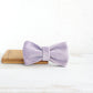 MUTTCO Dog Bow Tie Accessory, Stylish Light Purple Pet Jewelry Bow (XS–XL)