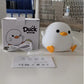 Silicone Cute Duck Induction Night Lamp – USB Rechargeable Warm Light (3-Level Dimming)