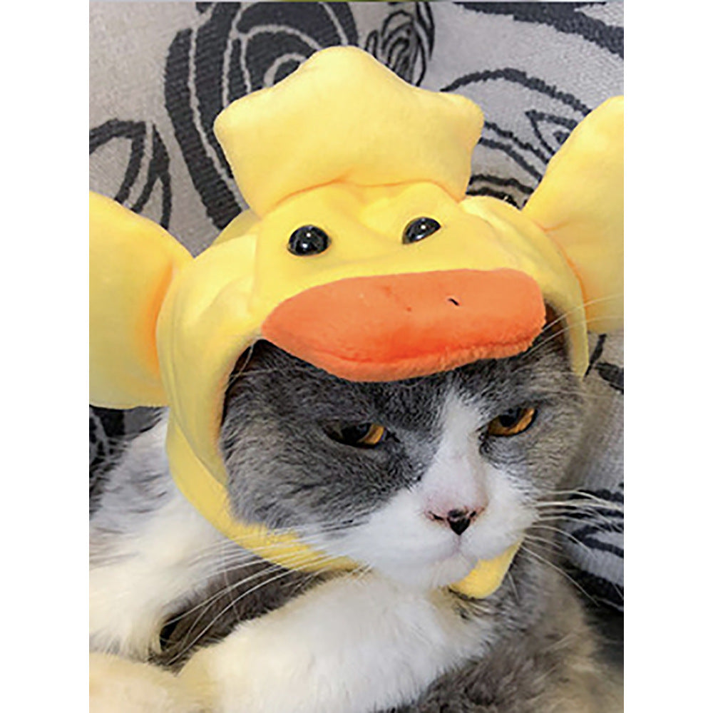 Cute Cartoon Pet Headgear, Sunflower, Animal & Character Hats for Cats and Small Dogs