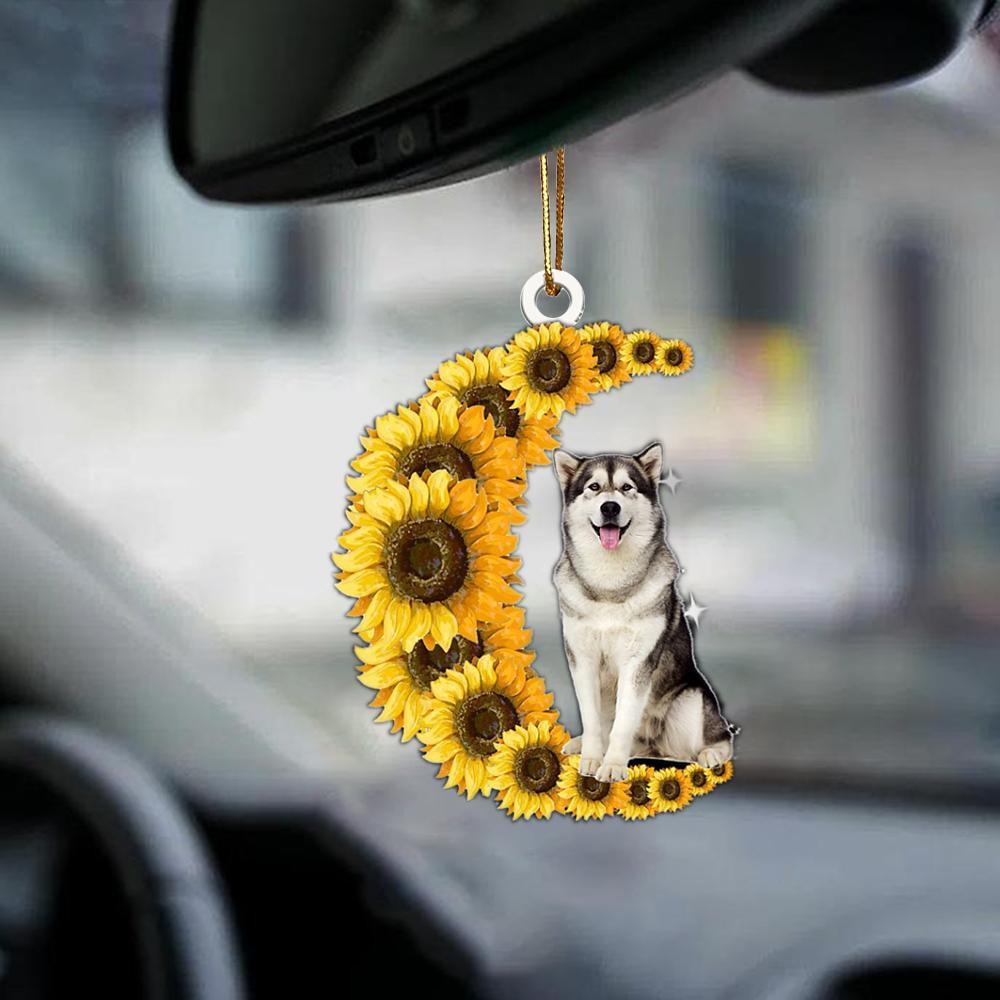 Sleeping Angel Dog Car Pendant, Cute Acrylic Hanging Ornament for Cars, Doors & Home Decoration